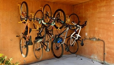 hanging bike rack